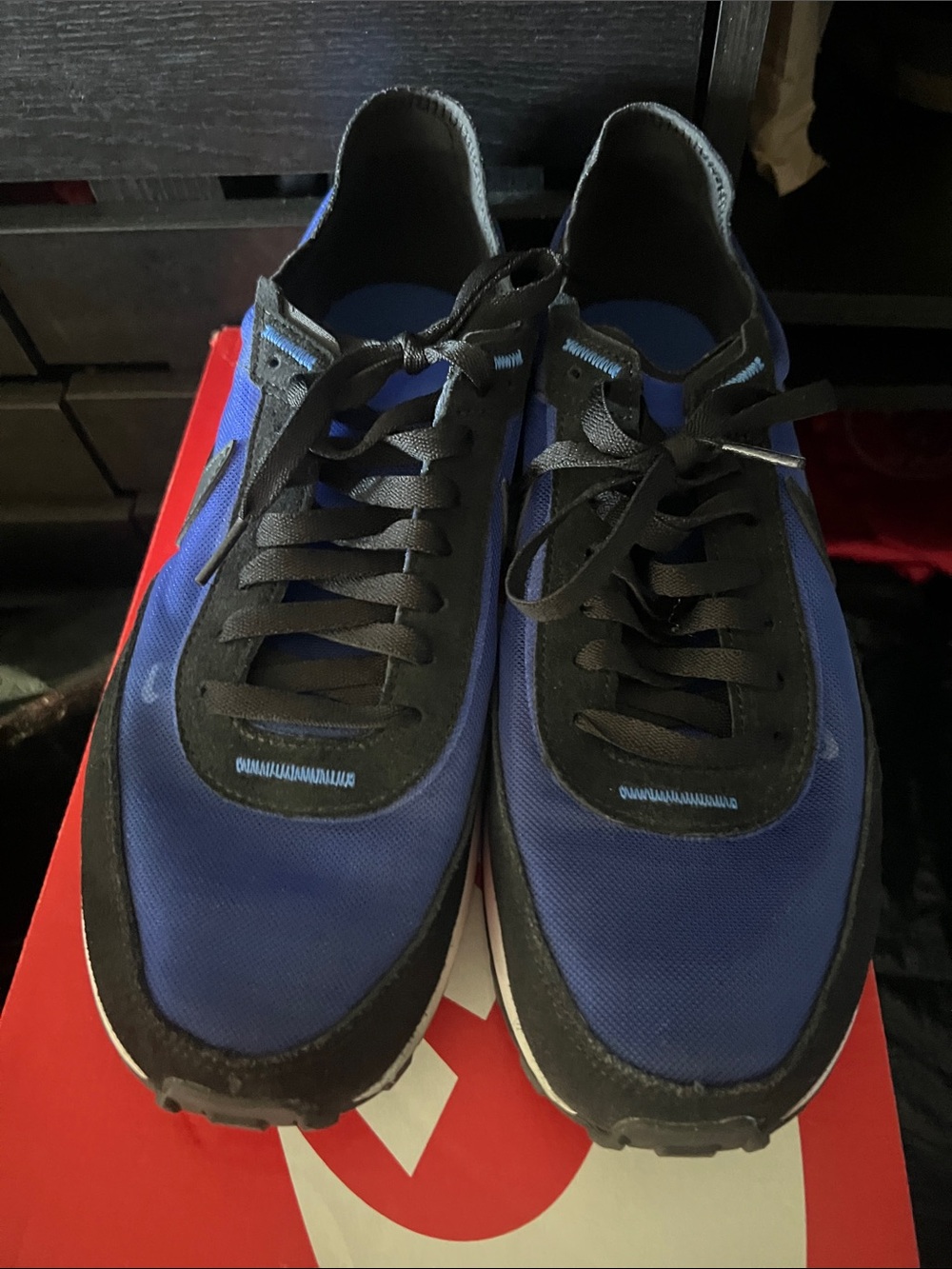 Men's Nike Blue Casual Lace-Up Sneakers